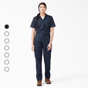 Women's Cooling Short Sleeve Coveralls, Dark Navy